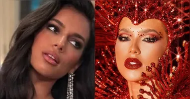 Alane compartilhou um vídeo em seus perfis de redes sociais no qual exibe curativos nos ombros. A peça, já na fantasia de Virginia, precisou ser retirada por conta do peso.