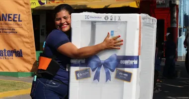 O programa E+ Geladeira Nova possibilita a substituição de refrigeradores antigos por modelos novos e eficientes.