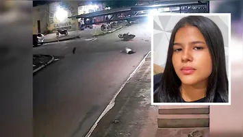 A violência da queda provocou a morte imediata da jovem