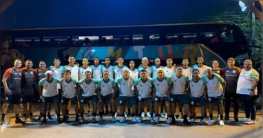 A equipe viajou antes da virada do ano