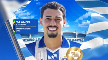 Paysandu anuncia contratação do atacante Thayllon para reforçar o elenco em 2026