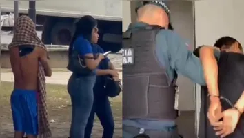 O suspeito foi encaminhado para a Seccional Urbana do Comércio.