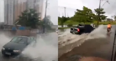 Vídeos mostram alagamentos na Avenida Solimões e na Arterial 5, em Ananindeua, após fortes chuvas. Moradores cobram soluções para problemas recorrentes de drenagem.
