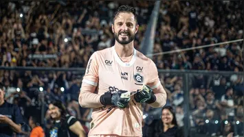 Marcelo Rangel, goleiro do Clube do Remo, se aproxima de 100 jogos oficiais.