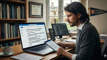 Henry Shevlin, da Universidade de Cambridge, analisa o e-mail enviado pelo agente autônomo Aris.