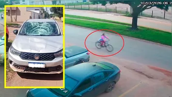 O atropelamento aconteceu na manhã da terça-feira (10), na Avenida Alceu Veronese, no Setor Alto Paraná.