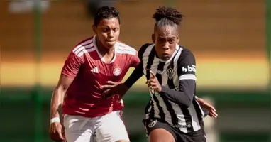 Internacional derrota Atlético-MG por 1 a 0 no Campeonato Brasileiro Feminino. Zagueira Sorriso marca no segundo tempo.