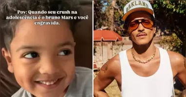 Após o comentário de Bruno Mars, diversos fã-clubes do artista entraram em ação. Eles criaram montagens que comparavam fotos de Noah com imagens da infância do cantor.