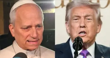 Leão XIV respondeu que não pretende entrar em debate com o presidente americano e que não enxerga seu papel como o de um político.