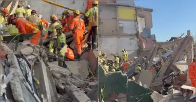 Defesa Civil, Corpo de Bombeiros, Guarda Civil Municipal e o Samu, estão no local.