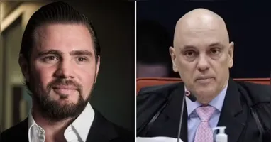 Daniel Vorcaro, dono do Banco Master, e Alexandre de Moraes, ministro do STF.