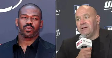 Jon Jones e Dana White.