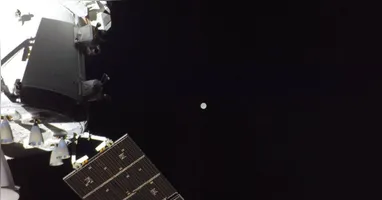 NASA também divulgou as primeiras imagens registradas durante a viagem.