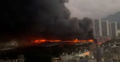 Local do incêncido era utilizado para estacionamento de veículos de teste e carros já descartados.