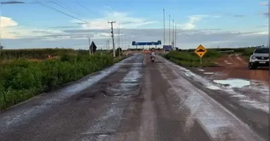 As estradas estão em péssimas condições