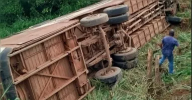 Veículo sai da pista e terminou com uma morte