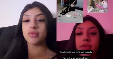 A influencer publicou uma série de vídeos em um perfil nas redes sociais.