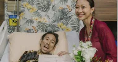 O casamento aconteceu enquanto Eugene enfrentava um câncer urotelial em estágio 4