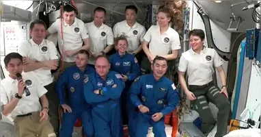 A desacoplagem da estação espacial está prevista para esta quarta-feira (14), com pouso marcado para o dia seguinte.