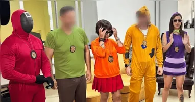 Os agentes estavam em um bloco de Carnaval no centro de São Paulo, próximo à praça da República.