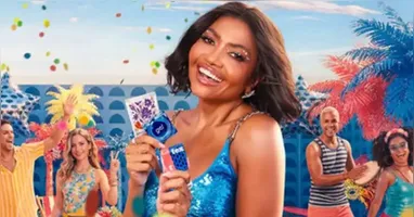 Na campanha, Gaby Amarantos alerta para a necessidade de prevenção durante o Carnaval