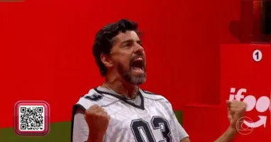 Alberto Cowboy comemora vitória na Prova do Líder e assume o posto pela quarta vez no BBB 26.