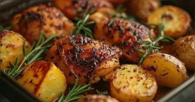 Sobrecoxas de frango douradas na air fryer: crocantes por fora e suculentas por dentro.