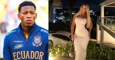Gonzalo Plata e Giulia Arruda foram vistos juntos recentemente, acendendo rumores sobre o novo romance do atacante equatoriano.