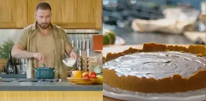 Aprenda a fazer uma torta de brigadeiro com apenas 6 ingredientes, ensinada por Diogo Nogueira.