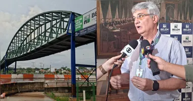 Passarela será removida para análise