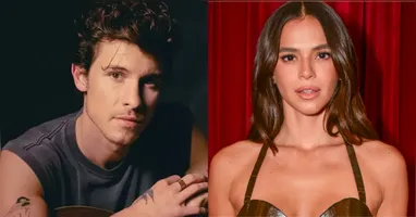 Shawn Mendes e Bruna Marquezine foram flagrados aos beijos no Rio de Janeiro,