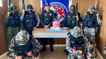 Os materiais apreendidos foram encaminhados à equipe da Polícia Civil, para os devidos procedimentos legais.