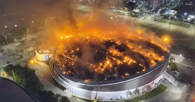 Incêndio no Velódromo do Rio de Janeiro