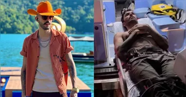 Luan Pereira fazia show em São Paulo quando passou mal e precisou ser hospitalizado às pressas.