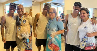 Marcinho fez a alegria da galera na Curuzu