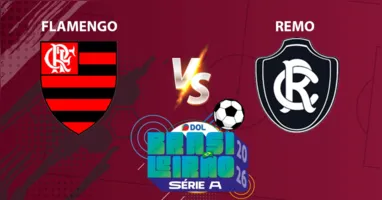 O Clube do Remo visita o poderoso Flamengo no Maracanã pelo Brasileirão 2026