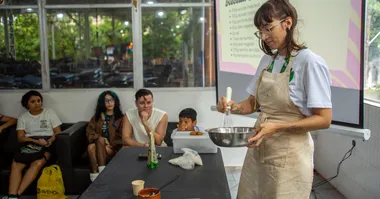A atividade será conduzida pela chef Lorena Coelho, idealizadora da Confeitaria Bolo de Cristal.