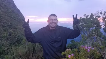 Roberto Farias Tomaz ficou 5 dias perdido em trilha.