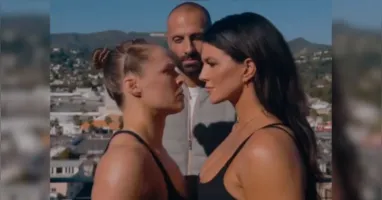 Ícones do MMA feminino, Ronda Rousey e Gina Carano se reencontram no octógono em duelo histórico que marca o retorno da ex-campeã do UFC.