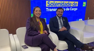 Imagem ilustrativa da notícia Adriana Falconeri prestigia posse de paraense como Ministro da Pesca e Aquicultura