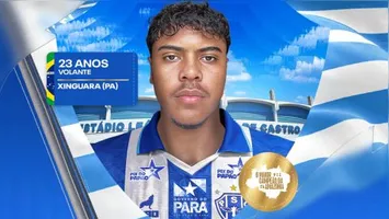Tiago Índio é o novo reforço do Paysandu