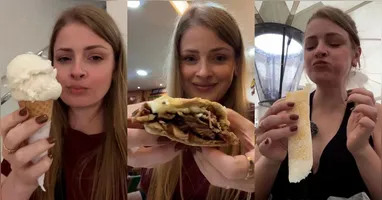 Em diferentes roteiros gastronômicos e culturais da cidade, a influenciadora elegeu alguns famosos locais de comida, entre lanches de rua, restaurantes e paradas em alguns pontos turísticos da capital paraense, como o Ver-o-Peso e Praça da República.