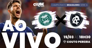 Coritiba e Remo se enfrentam no Couto Pereira pela sexta rodada do Brasileirão, com transmissão ao vivo da Rádio Clube do Pará mno Tem Jogo no DOL.