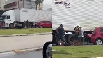 BR-316: acidente foi registrado na via, causando lentidão.