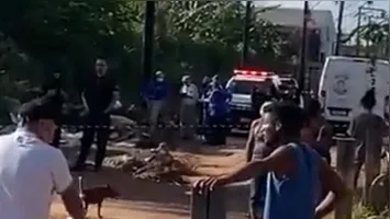 A situação causou forte comoção entre moradores da área.