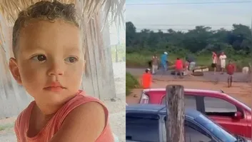 Protesto na BR-155 exige respostas sobre o desaparecimento do menino José Arthur. Comunidade se mobiliza em busca de informações.