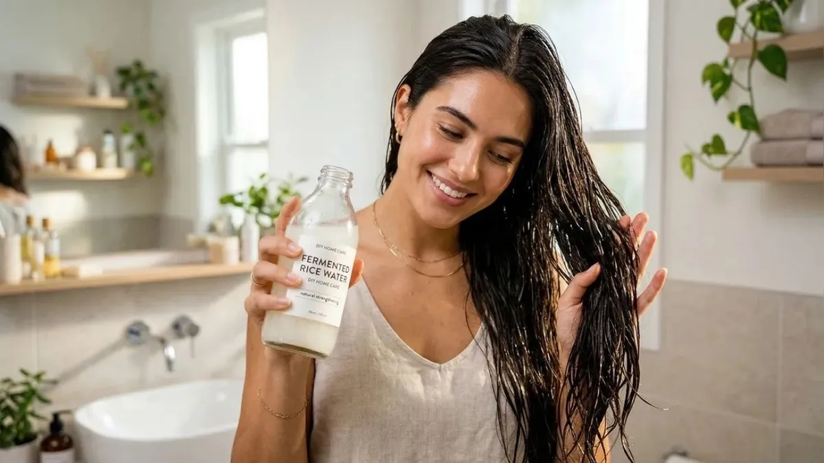 Imagem ilustrativa da notícia Água de arroz no cabelo: conheça os benefícios e os cuidados da técnica milenar