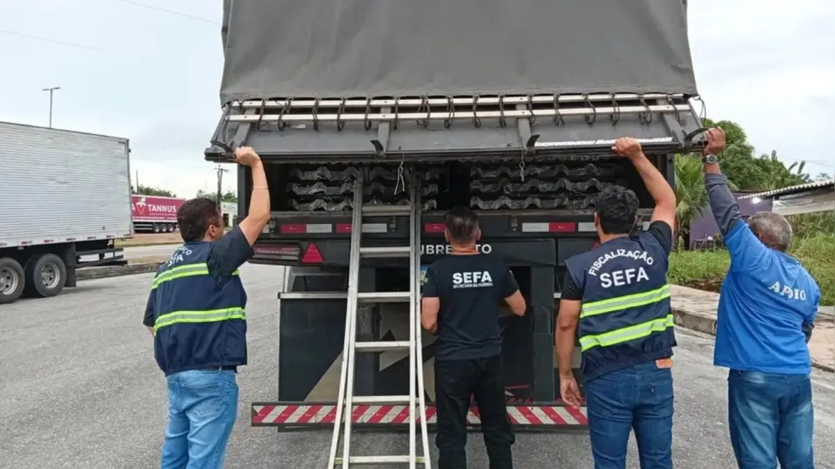 Imagem ilustrativa da notícia Sefa apreende quase 60 toneladas de mercadorias com irregularidades fiscais