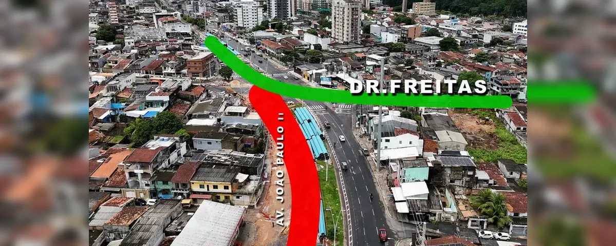 A partir desta segunda-feira (9), o trânsito nas avenidas Avenida João Paulo II e Avenida Cosme e Damião terá interdições no sentido de saída de Belém.