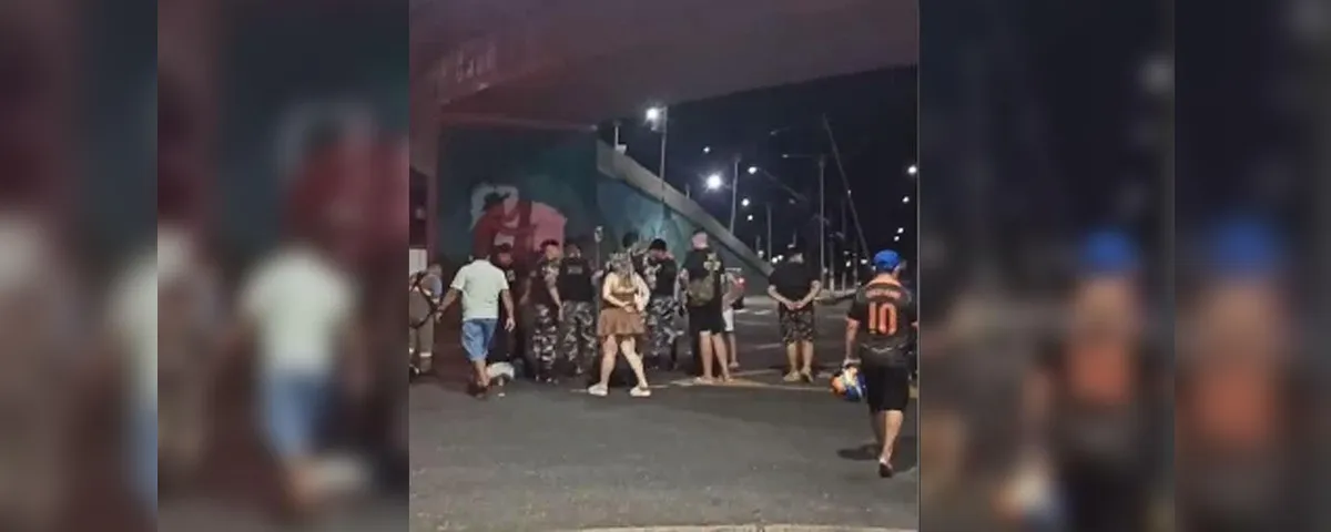 Acidente no elevado da Mário Covas, em Ananindeua, terminou com a morte de um motociclista na madrugada desta quinta-feira (18).